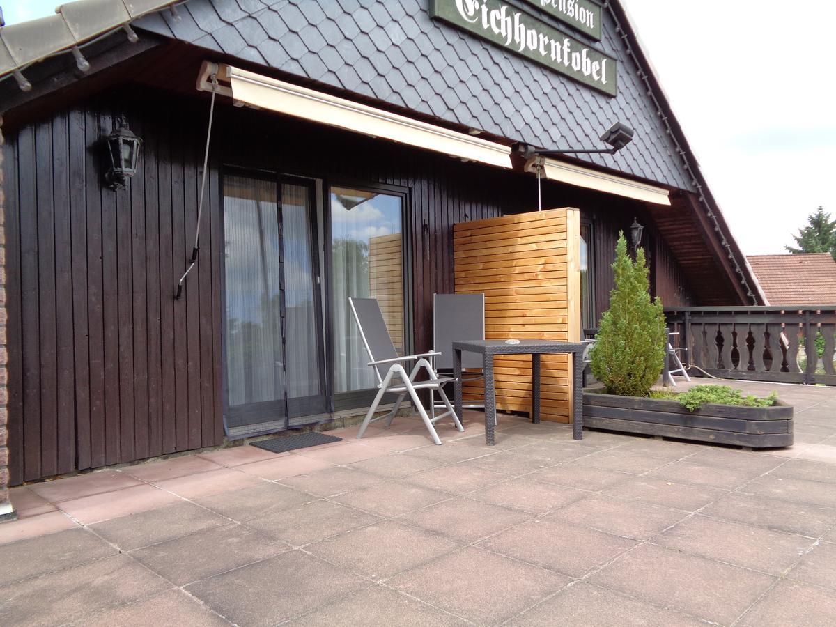Hotel Garni Eichhornkobel Faßberg Exteriör bild