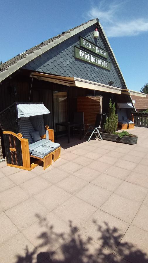 Hotel Garni Eichhornkobel Faßberg Exteriör bild